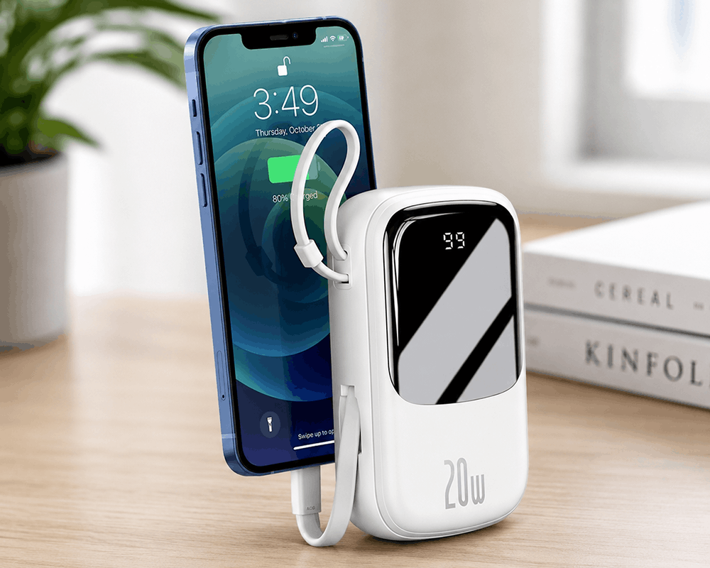 پاور بانک Baseus Bipow Digital Display 20W 20000mAh